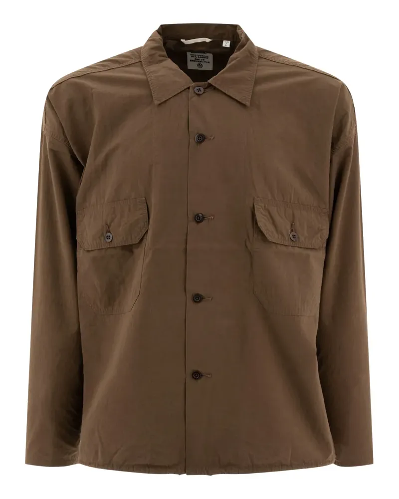 nanamica High-Density-Jacke aus Fallschirmstoff - Braun Braun