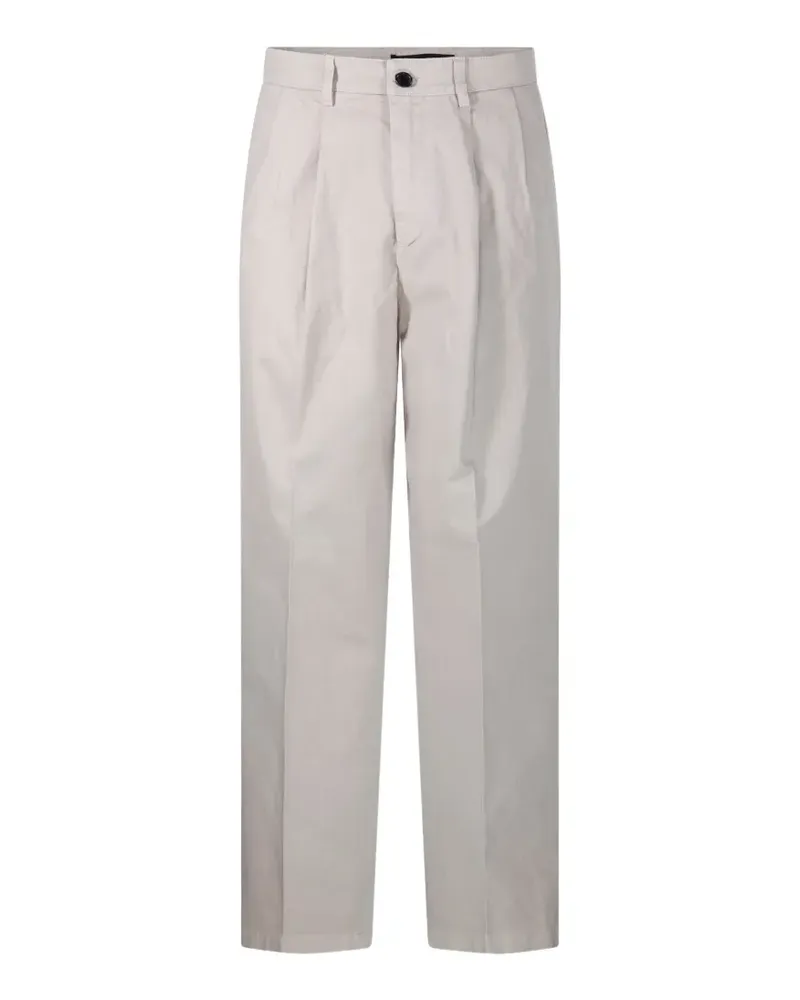 Department 5 Straight-Leg-Hose mit Falten - Nude Nude