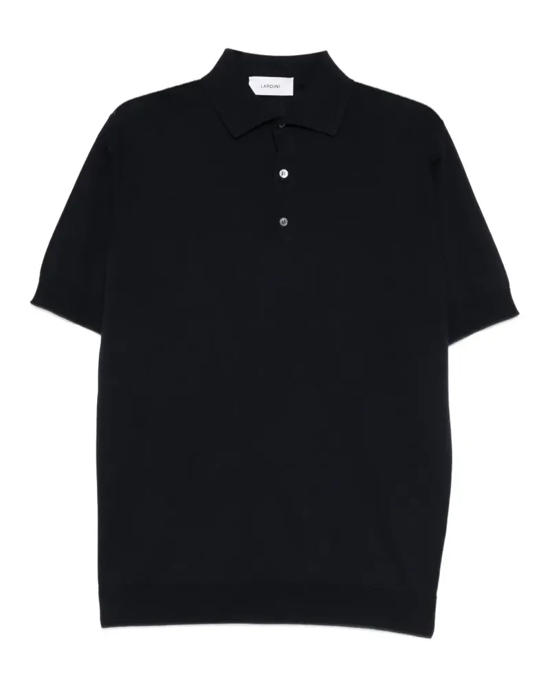 LARDINI button polo shirt - Blau Blau