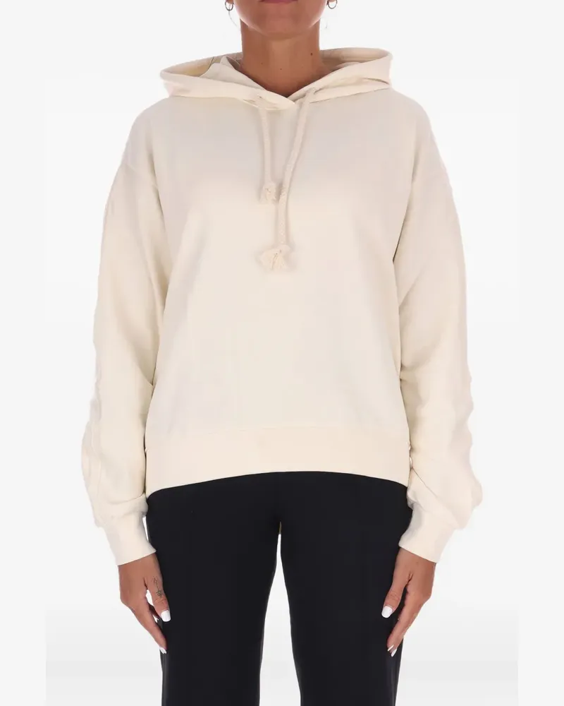 DISCLAIMER long-sleeve hoodie - Nude Nude