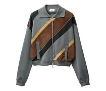Cardigan mit Reißverschluss - Grau