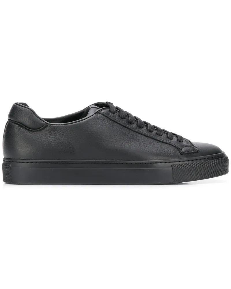 Scarosso Sneakers mit Schnürung - Schwarz Schwarz