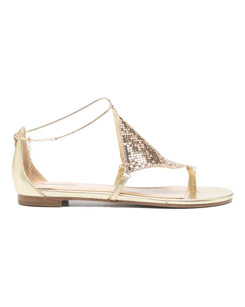 Lola Cruz Ivanna flat sandals - Gold Gold