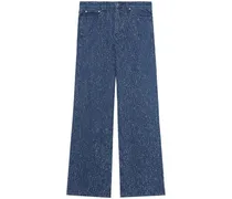 Halbhohe Logan Wide-Leg-Jeans