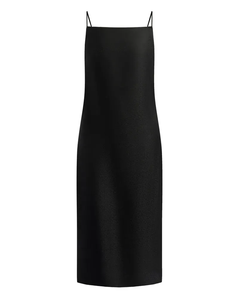 12 STOREEZ open-back tied-waist dress - Schwarz Schwarz