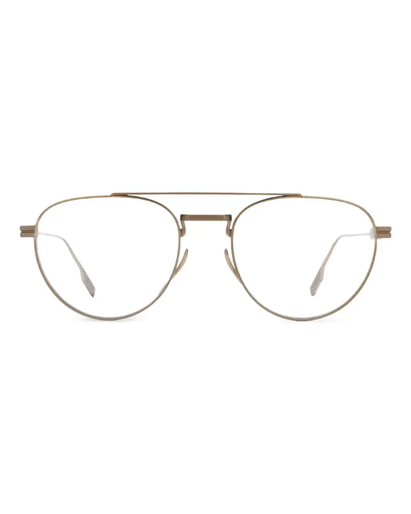 Ermenegildo Zegna Rundes Gestell - Gold Gold