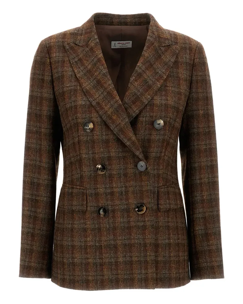 Alberto Biani double-breasted blazer - Braun Braun