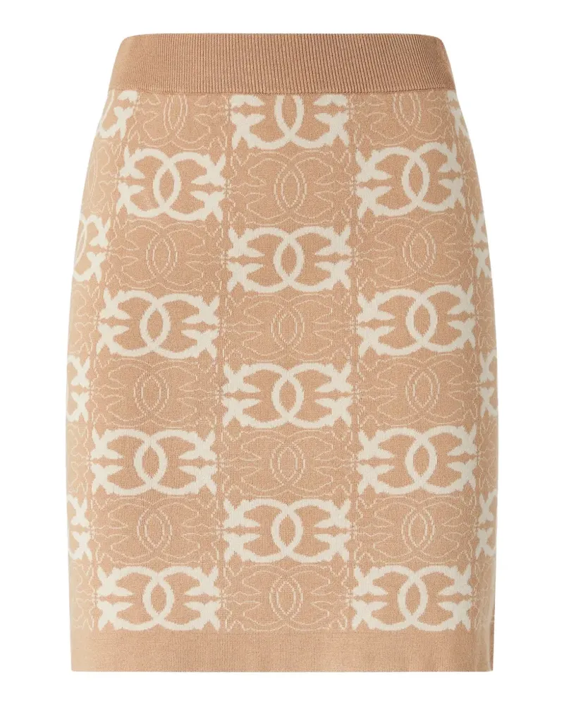Pinko Gestrickter Rock mit geradem Schnitt - Nude Nude