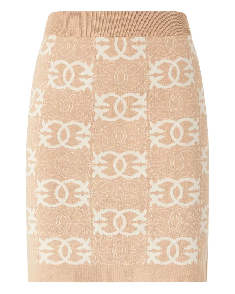 Pinko Gestrickter Rock mit geradem Schnitt - Nude Nude