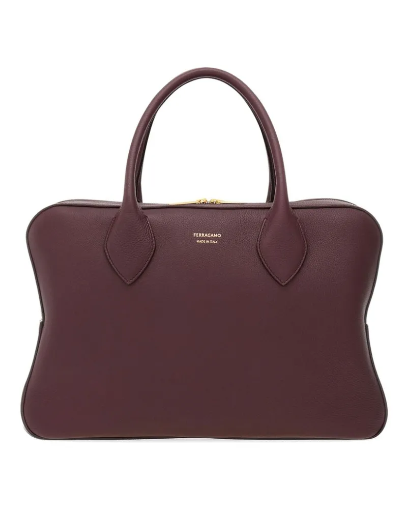 Ferragamo Shopper mit Reißverschluss - Rot Rot