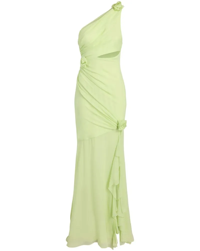 Cinq à Sept Asymmetrisches Kaleb Abendkleid - Grün Grün
