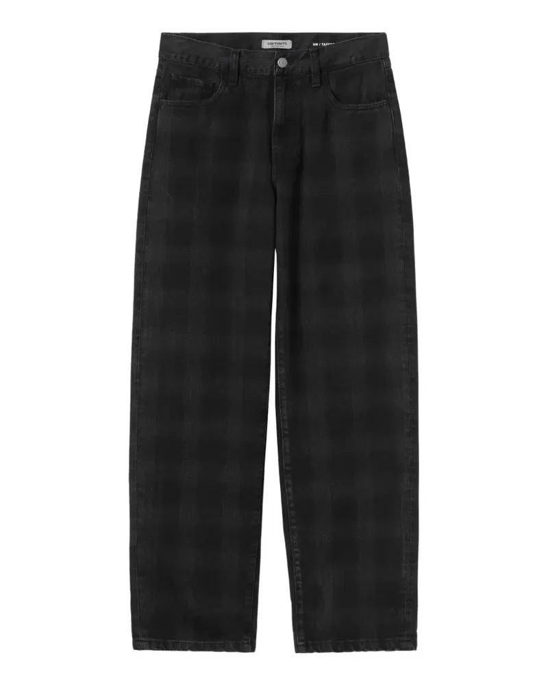 Carhartt WIP Jeans mit Logo-Patch - Schwarz Schwarz