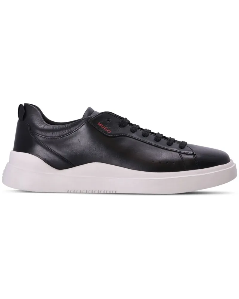 HUGO BOSS Sneakers mit Logo-Prägung - Schwarz Schwarz