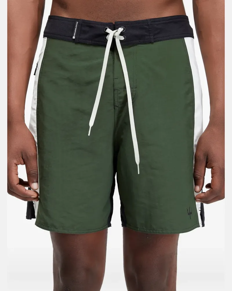 Osklen Waveline Surf Badeshorts - Schwarz Schwarz