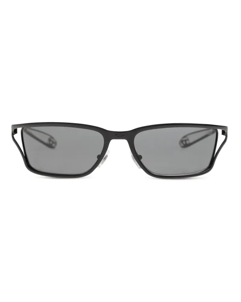 Diesel rectangle frame sunglasses - Schwarz Schwarz