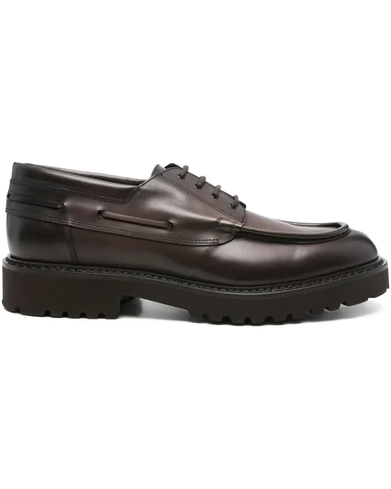 Doucal´s Schnürschuhe aus Leder - Braun Braun