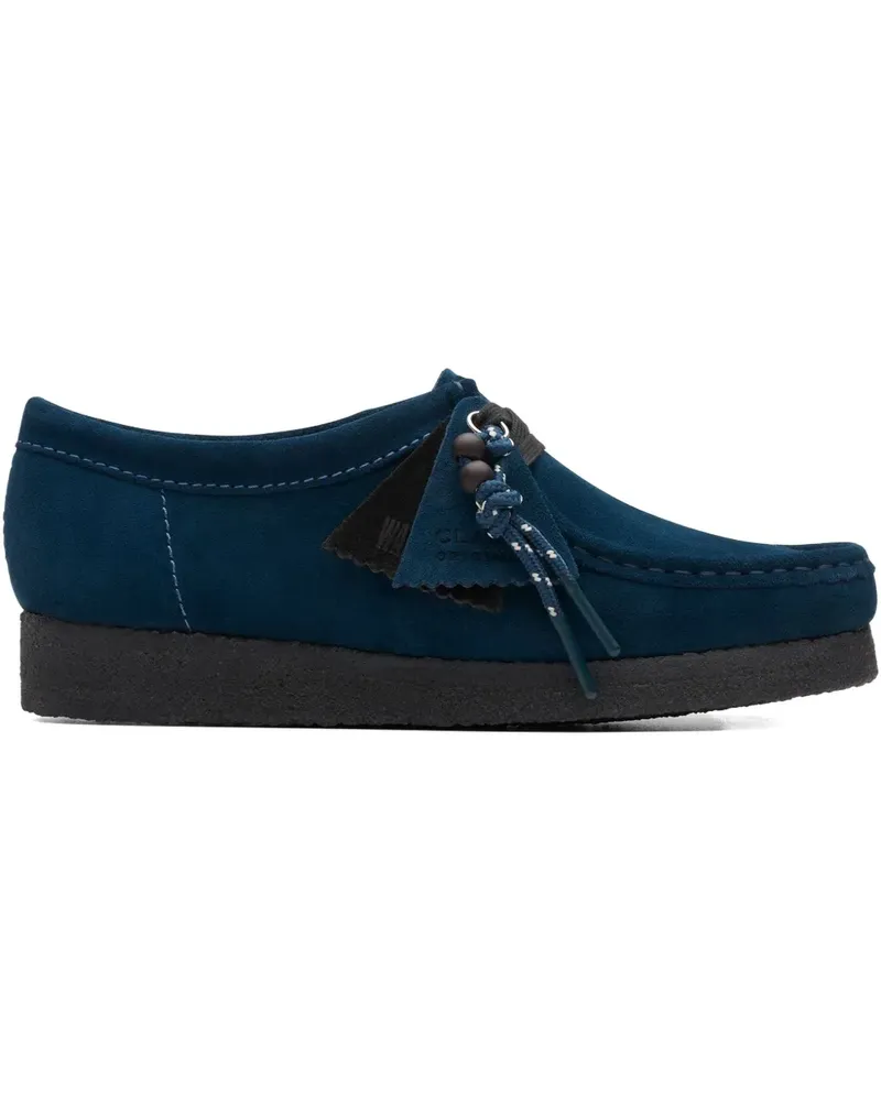 Clarks Wallabee Schnürstiefel - Blau Blau