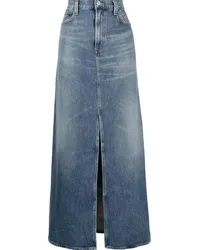 AGOLDE Halbhoher Jeans-Minirock Blau