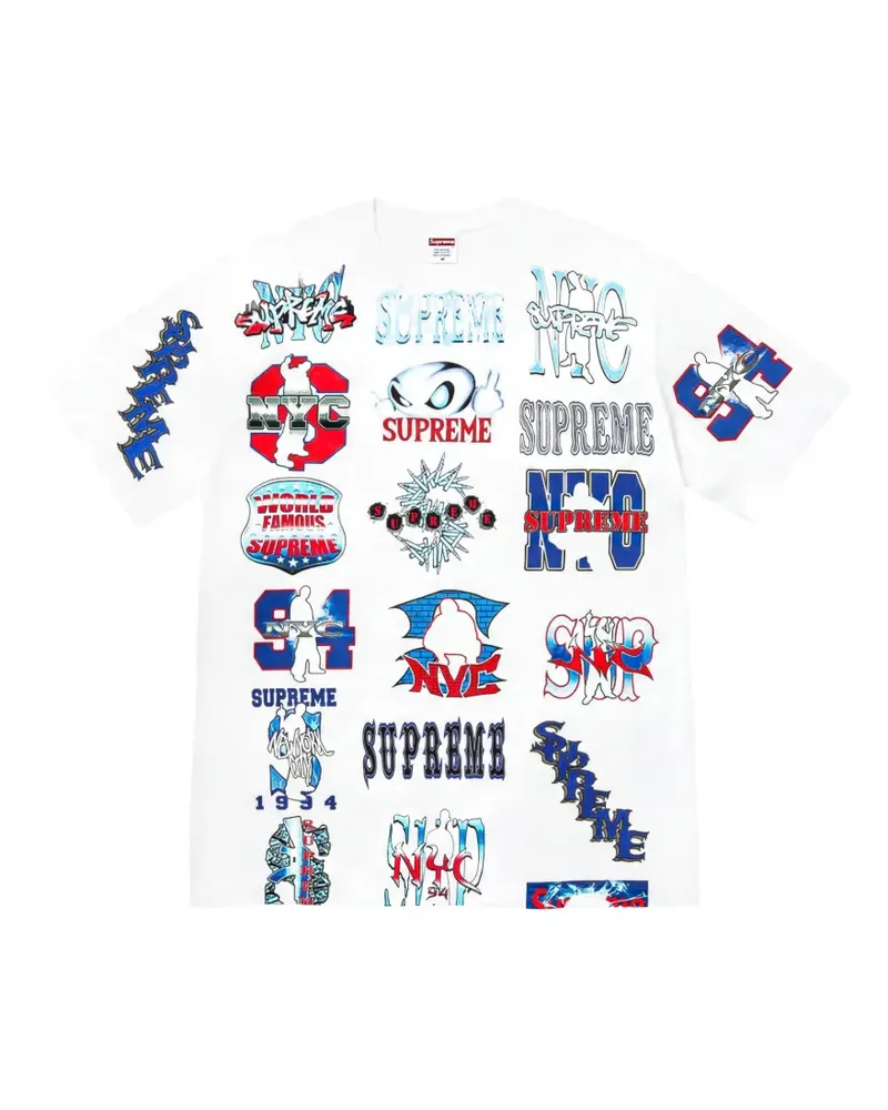 Supreme Being T-Shirt mit grafischem Print - Weiß Weiß