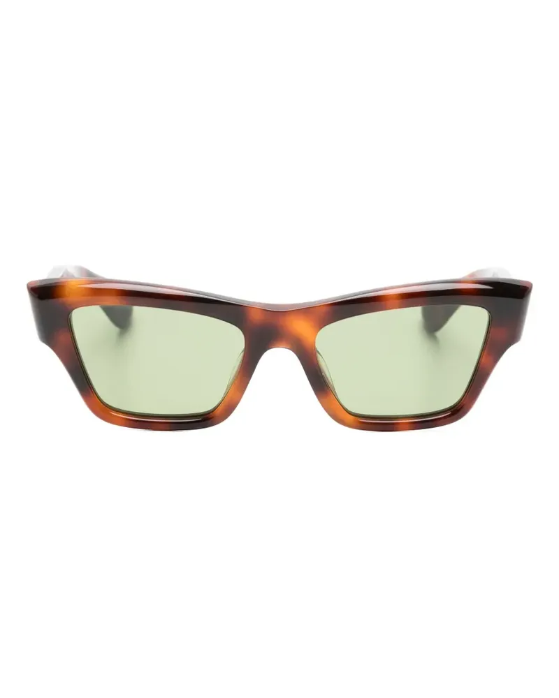 Jil Sander x Oliver Peoples cat-eye sunglasses - Braun Braun