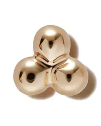 Maria Tash 18kt Three Ball Gelbgoldohrstecker Gold