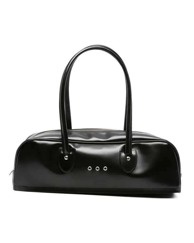 Comme des Garçons faux-leather shoulder bag - Schwarz Schwarz