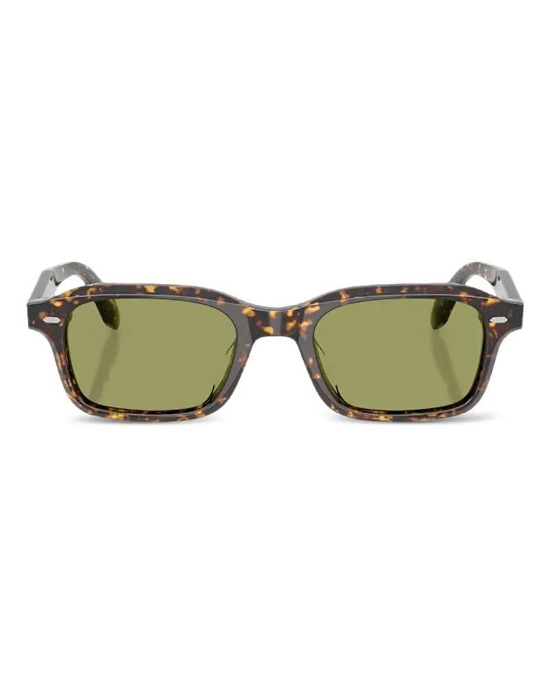 Oliver Peoples N.08 Sun Sonnenbrille in Schildpattoptik - Braun Braun