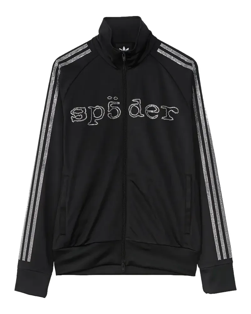 adidas x Sp5der rhinestone-embellished sweatshirt - Schwarz Schwarz