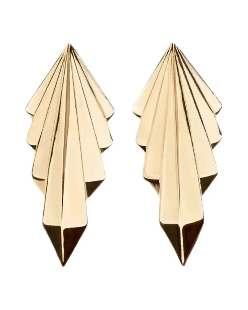 Magda Butrym geometric-shaped earrings - Gold Gold
