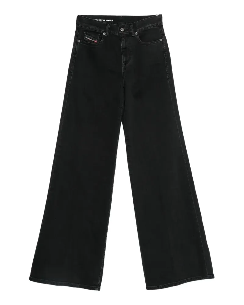 Diesel D-Akemi wide-leg jeans - Schwarz Schwarz
