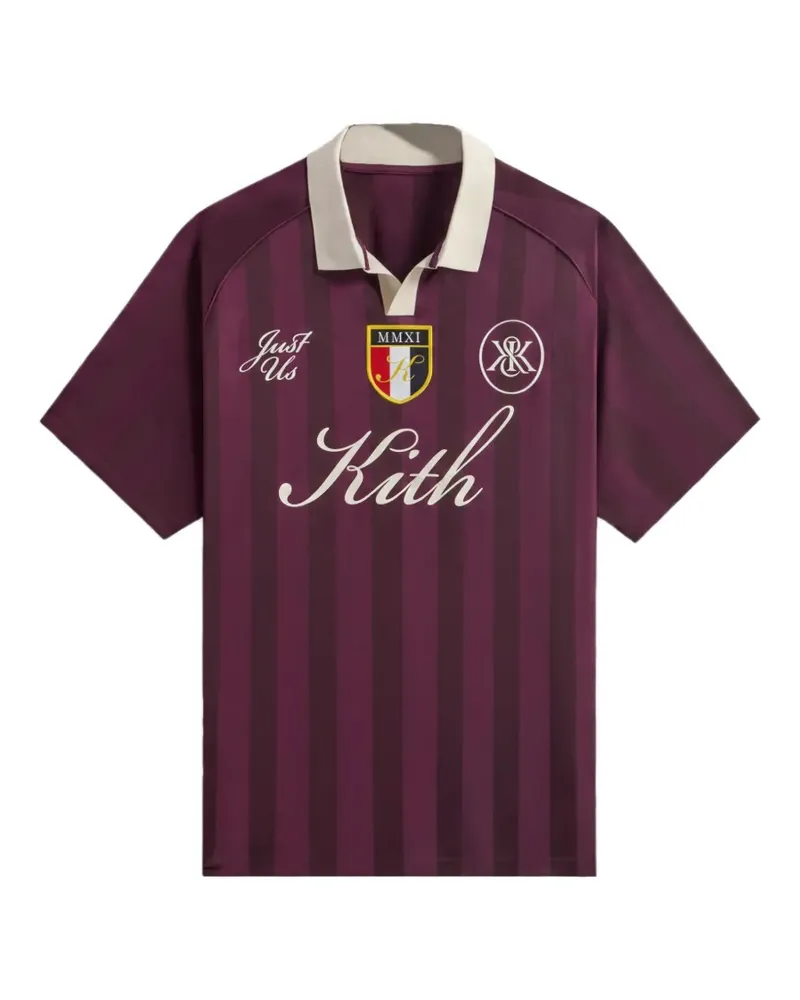 KITH Shadow Stripe Marcel Soccer T-shirt - Violett Violett