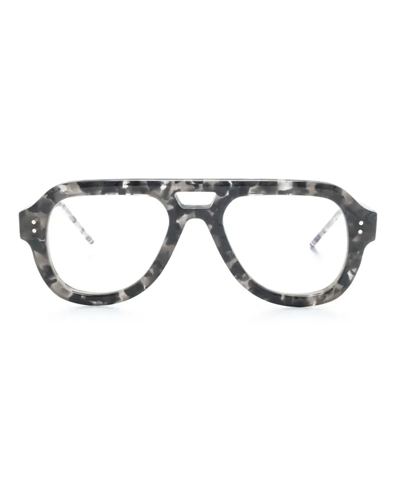 Thom Browne Klassische Pilotenbrille - Grau Grau