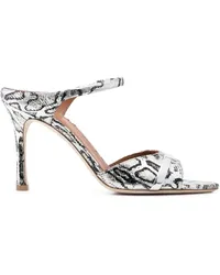 Malone Souliers Uma Sandalen 100mm Silber