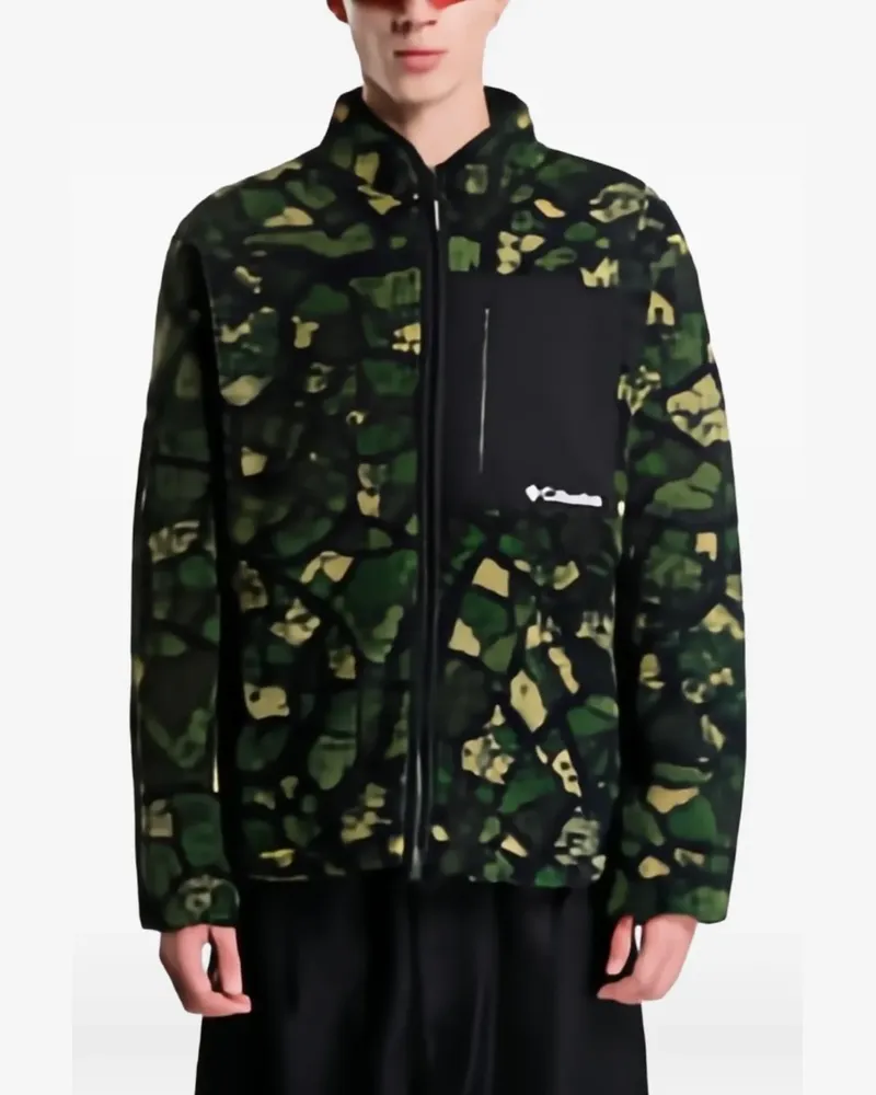 Columbia Sportswear Company printed fleece jacket - Grün Grün