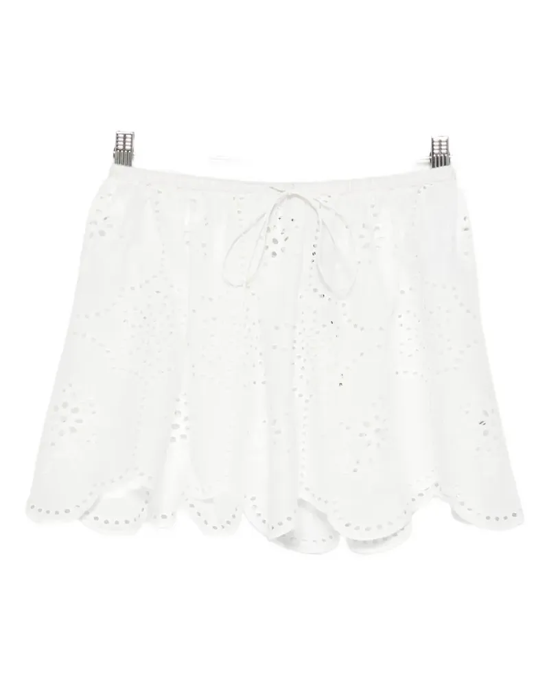 Matteau broderie-anglaise mini skirt - Weiß Weiß