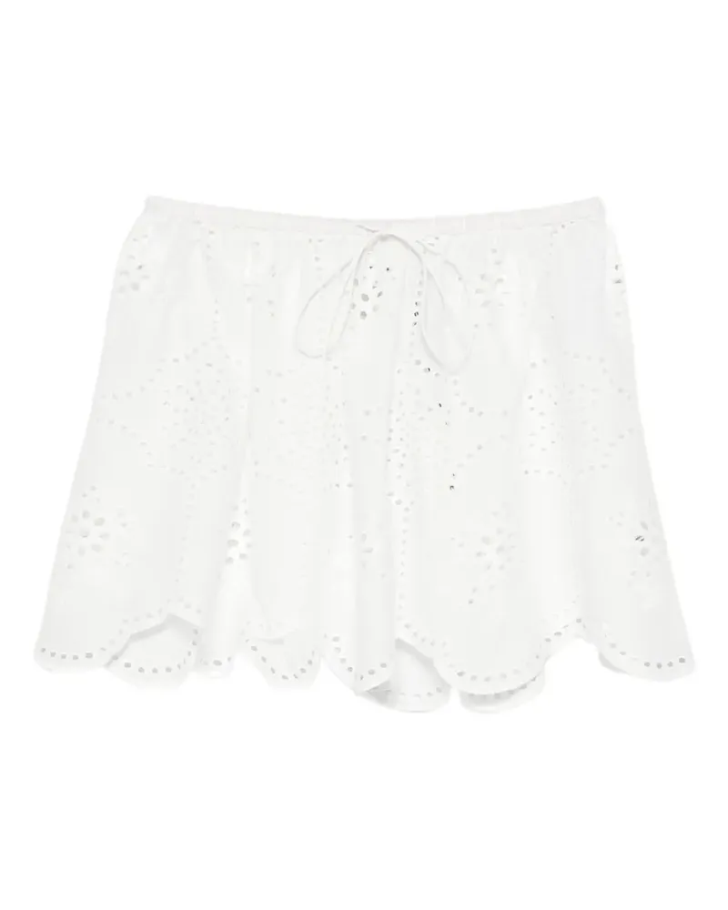 Matteau broderie-anglaise mini skirt - Weiß Weiß