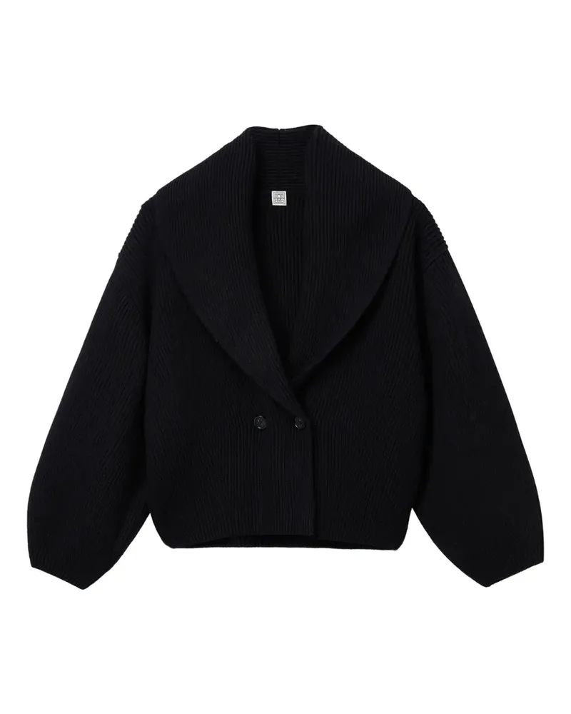 Totême Cardigan mit Schalkragen - Schwarz Schwarz