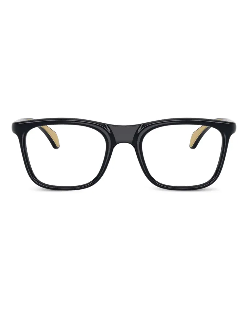 Moncler Brille mit eckigem Gestell - Schwarz Schwarz