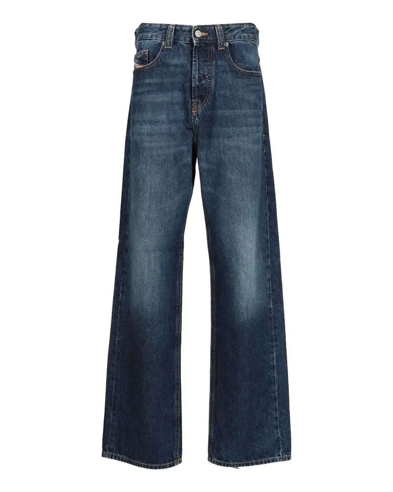 Diesel Jeans mit Gürtelschlaufen - Blau Blau