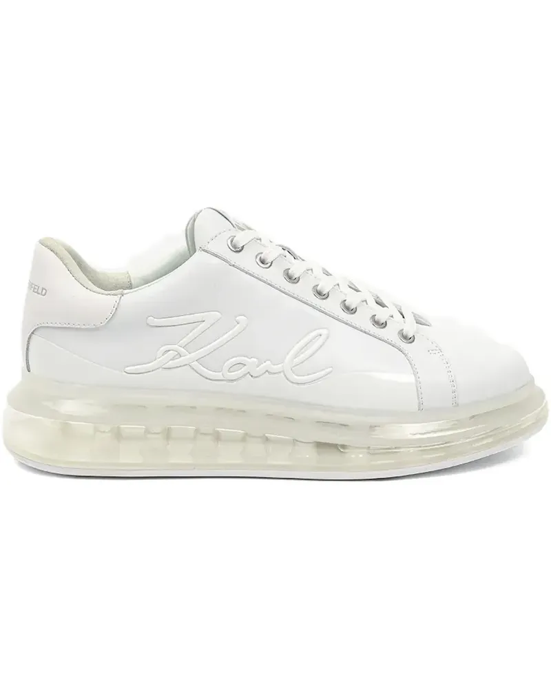 Karl Lagerfeld Sneakers mit Logo-Stickerei - Weiß Weiß