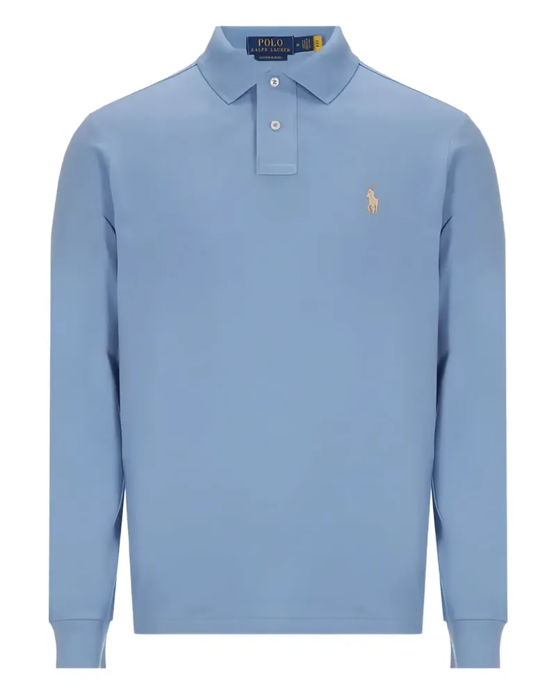 Ralph Lauren Poloshirt mit Polo Pony-Stickerei - Blau Blau