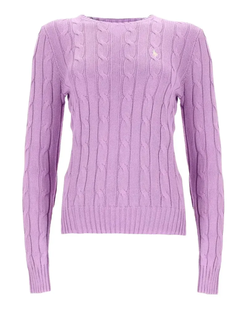 Ralph Lauren Pullover mit Zopfmuster - Violett Violett