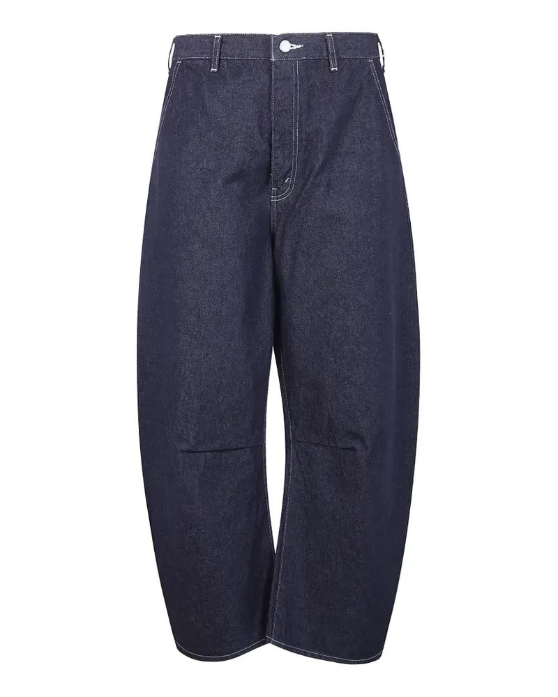 Comme des Garçons barrel-leg jeans - Blau Blau