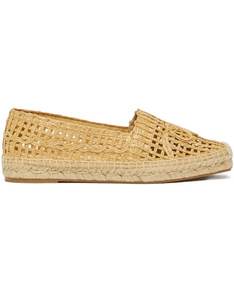 Max Mara Gewebte Espadrilles - Nude Nude