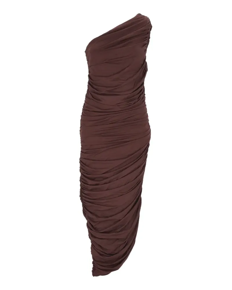 Federica Tosi one-shoulder ruched dress - Braun Braun