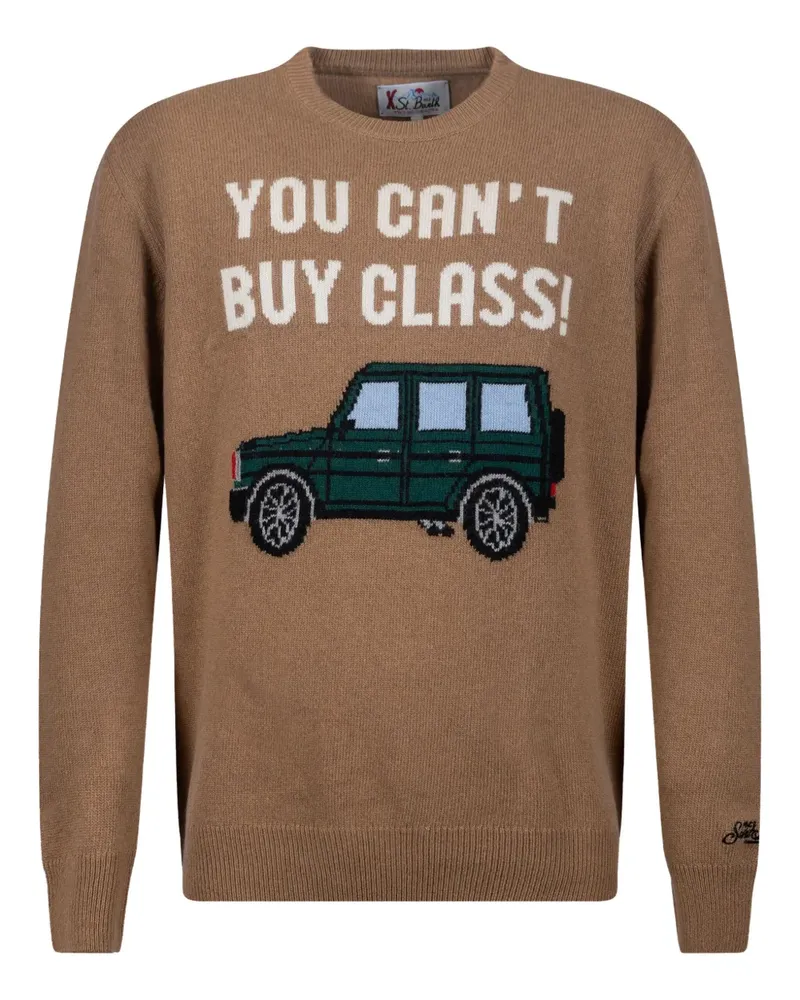 MC2 Saint Barth Pullover mit Auto-Print - Braun Braun
