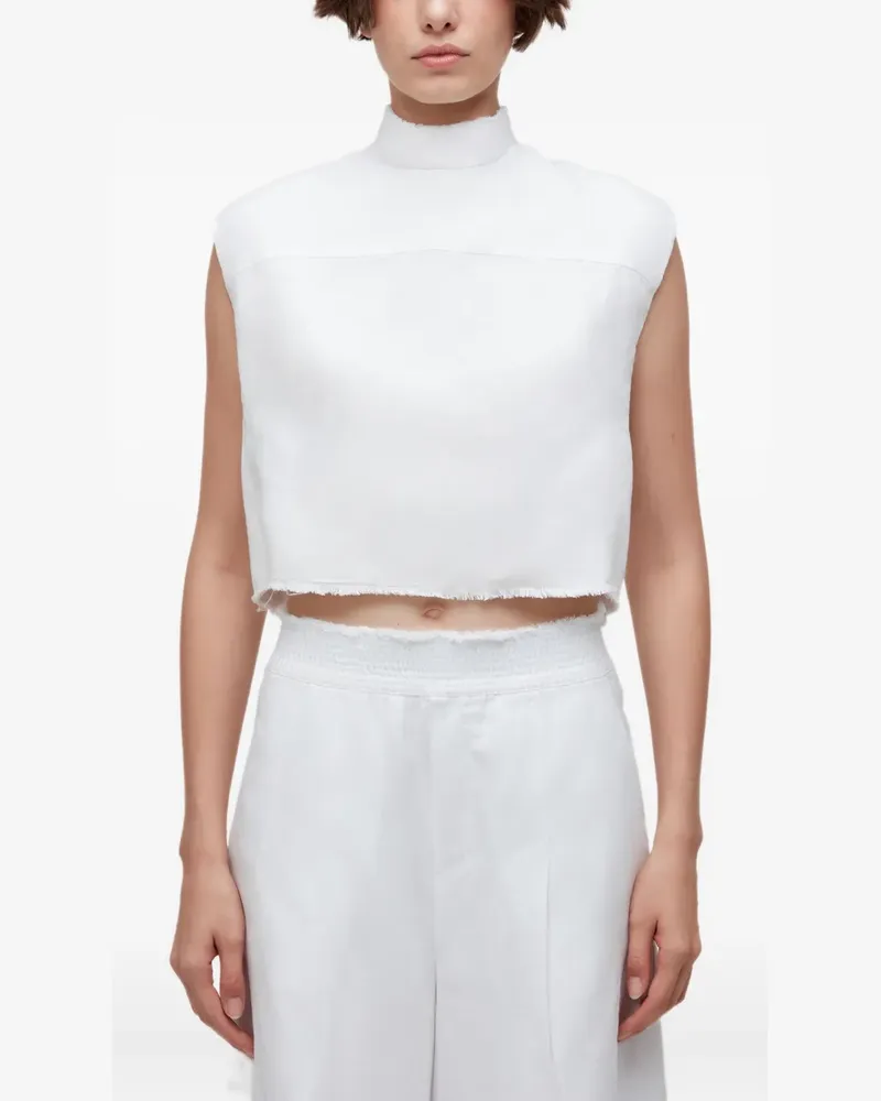 Osklen Top mit verziertem Kragen - Weiß Weiß