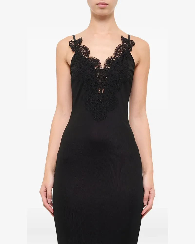Givenchy Cami-Keid mit Spitze - Schwarz Schwarz