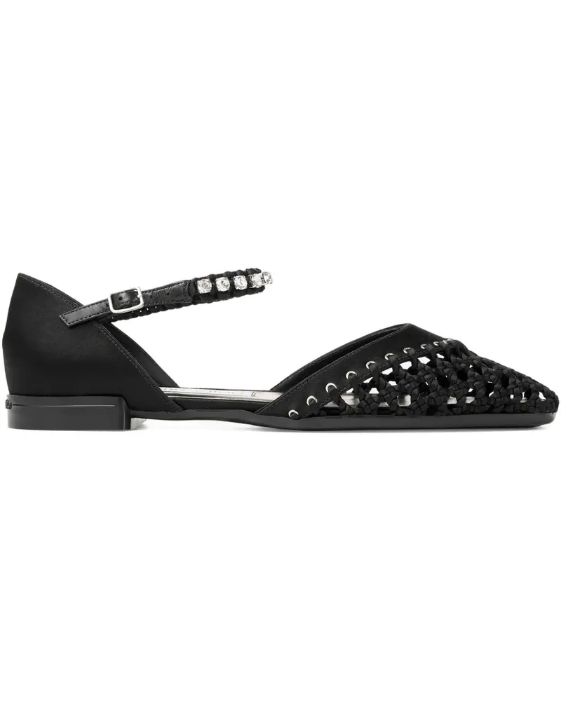Jimmy Choo Dila Ballerinas - Schwarz Schwarz