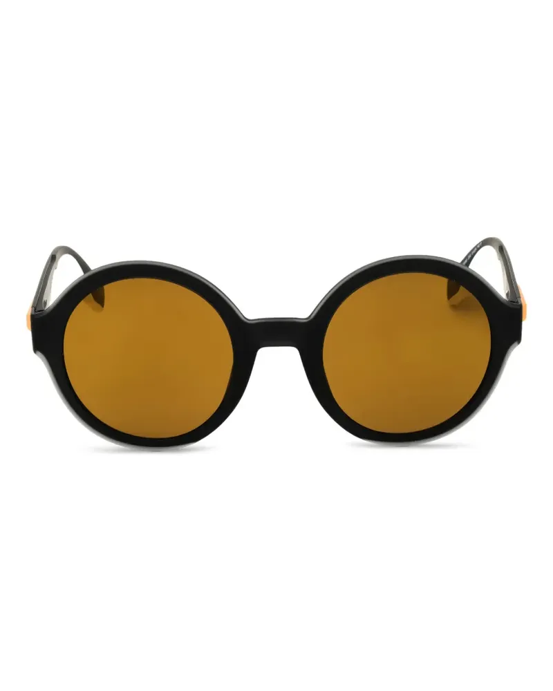 adidas Sonnenbrille mit rundem Gestell - Blau Blau